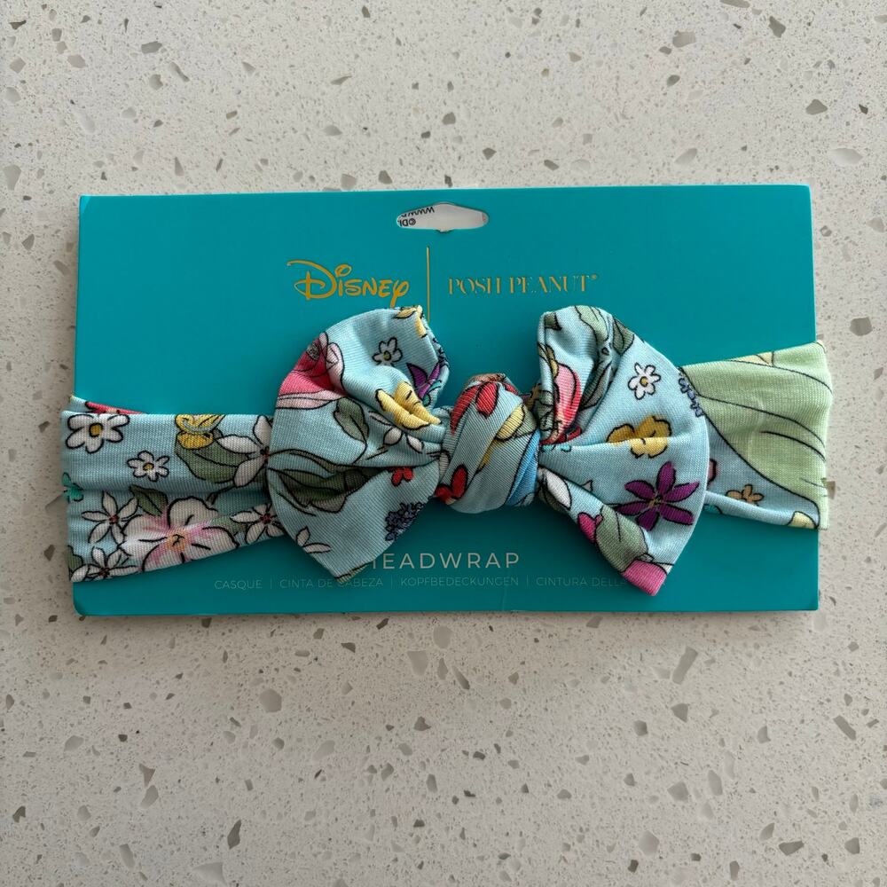 Posh Peanut Disney Princess Bamboo Headband Brand New One Size (infant)